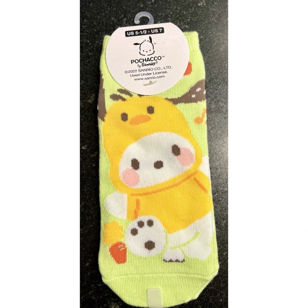 Sanrio Pochacco & Pom Pom Purin Ankle‎ Socks US 5.5–7 | New w/ Tags | Kawaii